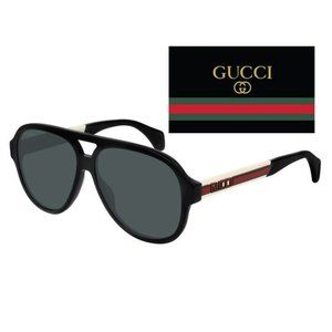 🕶 Gucci GG0463S 002 Sunglasses: Complete Set NEW